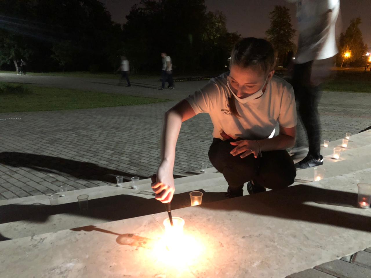 В ночь на 22 июня в Городе воинской славы Владикавказе зажглась «огненная картина войны»