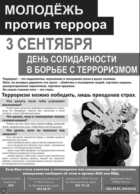 Терроризм - угроза национальной безопасности 