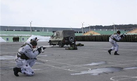 На российской военной базе в Южной Осетии завершилось командно-штабное учение на местности